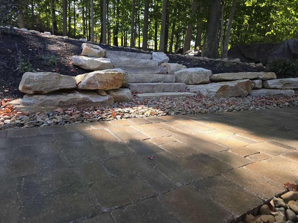 Natural Stone Work by Lasting Impressions Landscape & Design